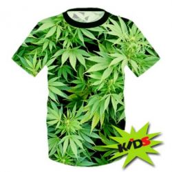 Дитяча 3D футболка Ganja - PrintSalon