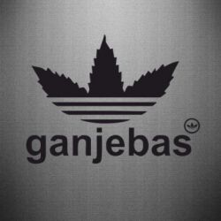 Наклейка Ganjubas - PrintSalon