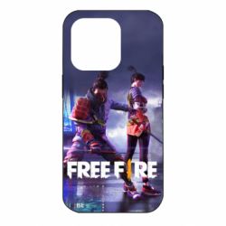 Чехол для iPhone 14 Pro Garena Free Fire Samurai Team - PrintSalon