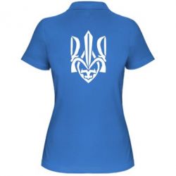 Женское поло Гарний герб України - PrintSalon