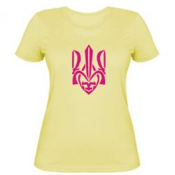 Женская футболка Гарний герб України - PrintSalon