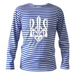 Тельняшка с длинным рукавом Гарний герб України - PrintSalon