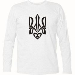 Футболка с длинным рукавом Гарний герб України - PrintSalon