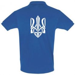 Мужское поло Гарний герб України - PrintSalon