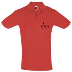 Мужское поло Гарри Поттер лого - PrintSalon