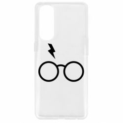 Чехол для Oppo Reno 4 Pro Гарри Поттер лого - PrintSalon