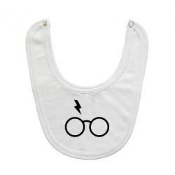 Слюнявчик  Гарри Поттер лого - PrintSalon