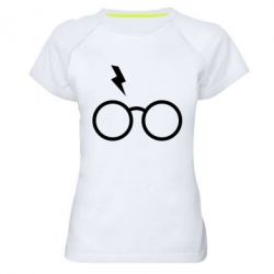 Женская футболка для спорта Гарри Поттер лого - PrintSalon