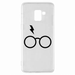 Чехол для Samsung A8+ 2018 Гарри Поттер лого - PrintSalon