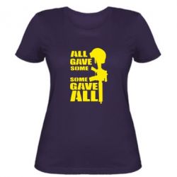 Женская футболка Gave All - PrintSalon