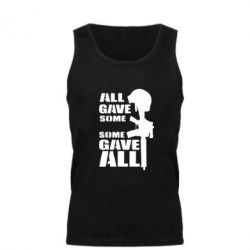 Мужская майка Gave All - PrintSalon