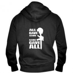 Мужское худи на молнии Gave All - PrintSalon