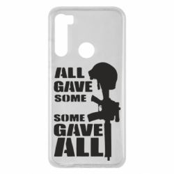 Чехол для Xiaomi Redmi Note 8 Gave All - PrintSalon