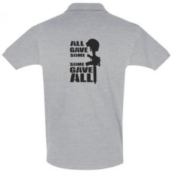 Мужское поло Gave All - PrintSalon