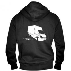 Мужское худи на молнии Газель Мафия-PrintSalon Мужское худи на молнии Газель Мафия