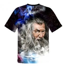 Мужская футболка 3D Гэндальф - PrintSalon