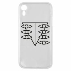 Чехол для iPhone XR Genesis Evangelion Seele logo