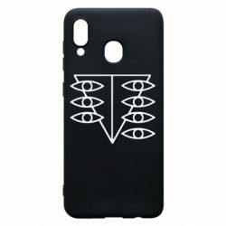 Чехол для Samsung A20 Genesis Evangelion Seele logo