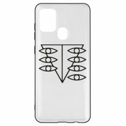 Чохол для Samsung A21s Genesis Evangelion Seele logo-PrintSalon Чохол для Samsung A21s Genesis Evangelion Seele logo
