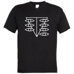 Чоловіча футболка з V-подібним вирізом Genesis Evangelion Seele logo - PrintSalon