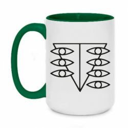 Чашка двокольорова велика Genesis Evangelion Seele logo - PrintSalon