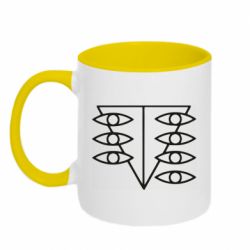 Чашка двокольорова Genesis Evangelion Seele logo - PrintSalon