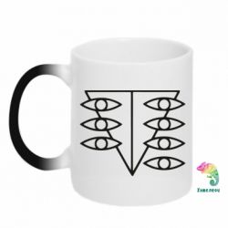 Чашка-хамелеон Genesis Evangelion Seele logo - PrintSalon