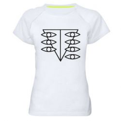 Жіноча футболка для спорту Genesis Evangelion Seele logo - PrintSalon