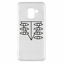 Чехол для Samsung A8 2018 Genesis Evangelion Seele logo