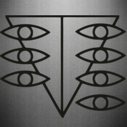 Наклейка Genesis Evangelion Seele logo - PrintSalon