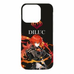 Чохол для iPhone 14 Pro Genshin Impact Diluc - PrintSalon