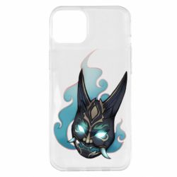 Чехол для iPhone 14 Plus Genshin Impact Xiao's mask - PrintSalon