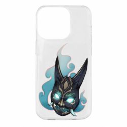 Чехол для iPhone 14 Pro Genshin Impact Xiao's mask - PrintSalon