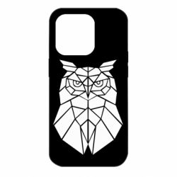Чохол для iPhone 14 Pro Geometric Owl - PrintSalon