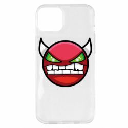 Чохол для iPhone 14 Plus Geometry Dash Demon - PrintSalon