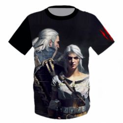 Дитяча 3D футболка Геральд и Цирилла - PrintSalon