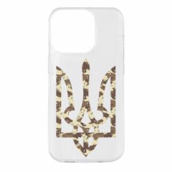Чохол для iPhone 14 Pro Герб Хакі