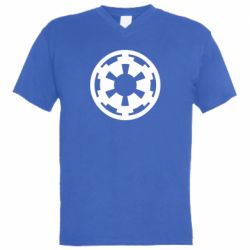 Мужская футболка  с V-образным вырезом Герб Империи - PrintSalon