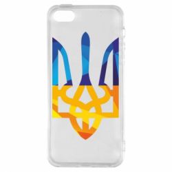 Чохол для iphone 5/5S/SE Герб з ломаних смуг