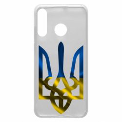 Чохол для Huawei P30 Lite Герб на фоні прапора - PrintSalon