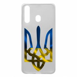 Чохол для Samsung A60 Герб на фоні прапора - PrintSalon