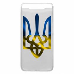 Чохол для Samsung A80 Герб на фоні прапора - PrintSalon