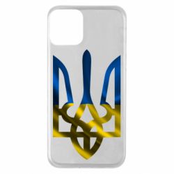 Чохол для iPhone 11 Герб на фоні прапора - PrintSalon
