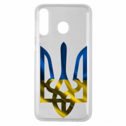 Чохол для Samsung M30 Герб на фоні прапора - PrintSalon