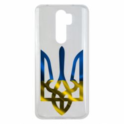 Чохол для Xiaomi Redmi Note 8 Pro Герб на фоні прапора - PrintSalon
