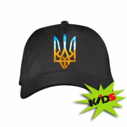 Дитяча кепка Герб на фоні прапора - PrintSalon