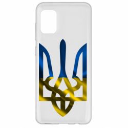 Чохол для Samsung A31 Герб на фоні прапора - PrintSalon