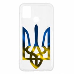 Чохол для Samsung M31 Герб на фоні прапора - PrintSalon