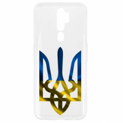 Чохол для Oppo A5/A9 2020 Герб на фоні прапора - PrintSalon