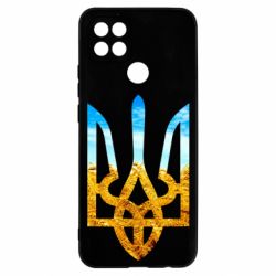 Чохол для Oppo A15s / A15 Герб на фоні прапора - PrintSalon
